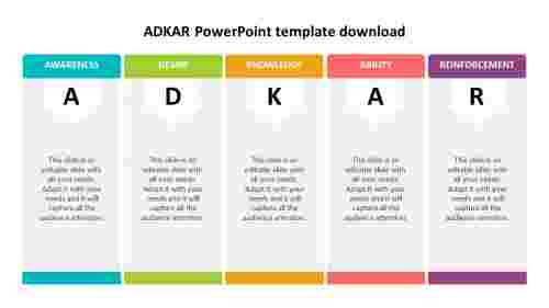ADKAR powerpoint template download